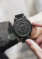 Men's Quartz Watch Classic Timepiece With Stainless Band - Nalani - UK Fashion Clothing and Decor