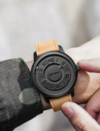 Men's Quartz Watch Classic Timepiece With Stainless Band - Nalani - UK Fashion Clothing and Decor