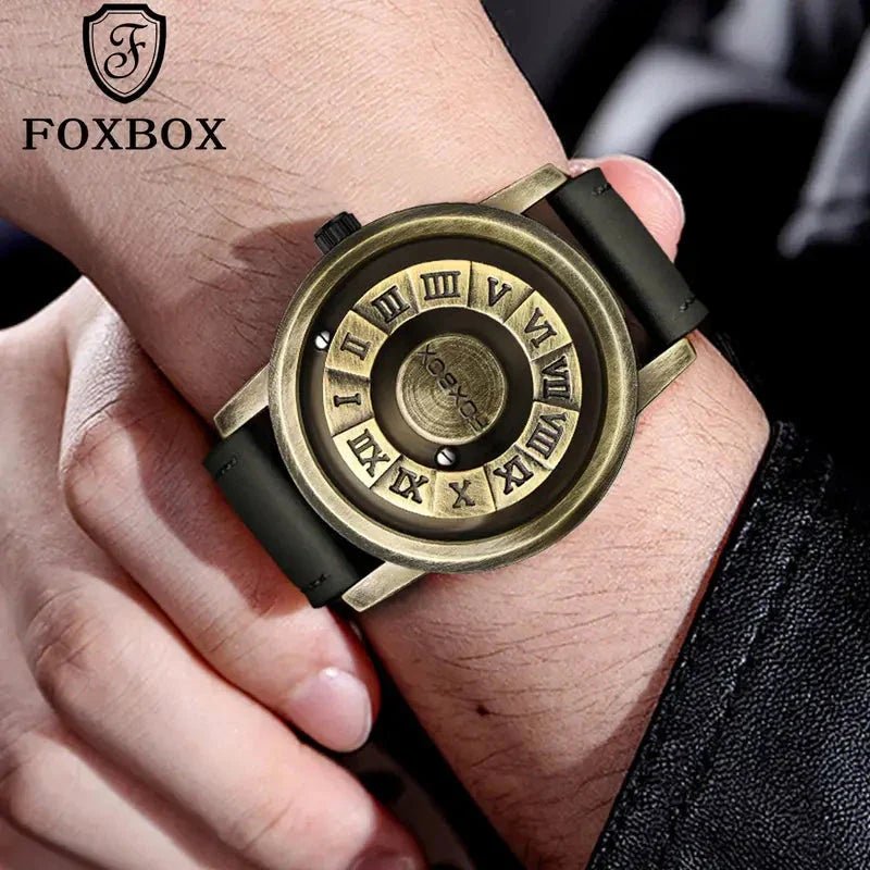 Men's Quartz Watch Classic Timepiece With Stainless Band - Nalani - UK Fashion Clothing and Decor