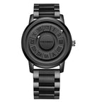 Men's Quartz Watch Classic Timepiece With Stainless Band - Nalani - UK Fashion Clothing and Decor