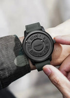 Men's Quartz Watch Classic Timepiece With Stainless Band - Nalani - UK Fashion Clothing and Decor