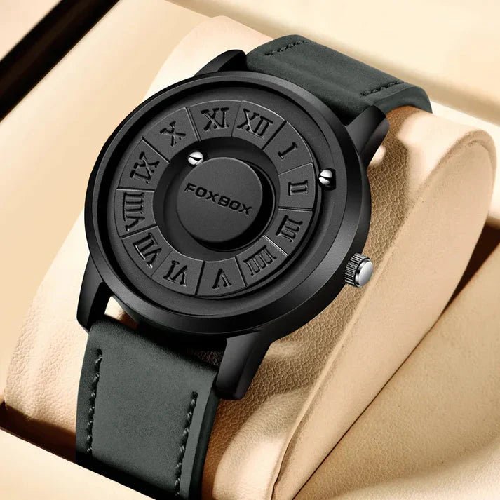 Men's Quartz Watch Classic Timepiece With Stainless Band - Nalani - UK Fashion Clothing and Decor