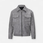 Men's Relaxed - Fit Zip Jacket With Utility Pockets Everyday Wear - Nalani - UK Fashion Clothing and Decor
