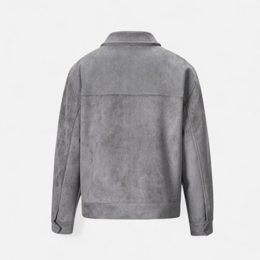 Men's Relaxed - Fit Zip Jacket With Utility Pockets Everyday Wear - Nalani - UK Fashion Clothing and Decor