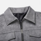 Men's Relaxed - Fit Zip Jacket With Utility Pockets Everyday Wear - Nalani - UK Fashion Clothing and Decor