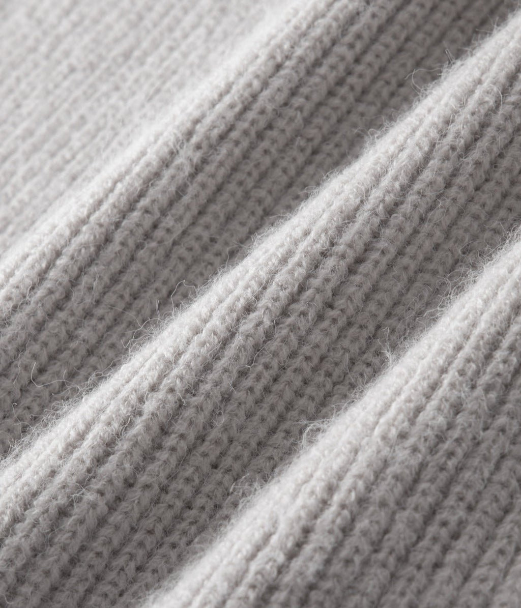 Mens Ribbed Zip Through Cardigan Funnel Neck Sweater - Nalani - UK Fashion Clothing and Decor