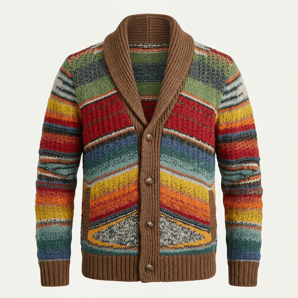 Men's Shawl Collar Cardigan – Open Front Knit Cardigan Sweater with Relaxed Fit, M–4XL – Wilshire - Nalani - Fashion Clothing and Decor