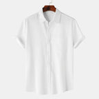 Men's Short Sleeve Polo Shirt With Chest Pocket Button Up - Nalani - UK Fashion Clothing and Decor