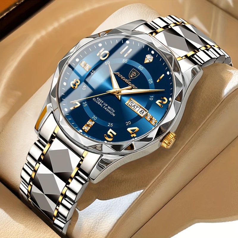 Men's Sports Watch – Analog Digital Wrist Watch with Chronograph, Alarm & Backlight, Water Resistant 50M – Hermosa - Nalani - Fashion Clothing and Decor