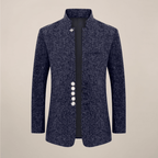 Men's Stand Collar Jacket Single Breasted With Pockets For Casual - Nalani - Fashion Clothing and Decor