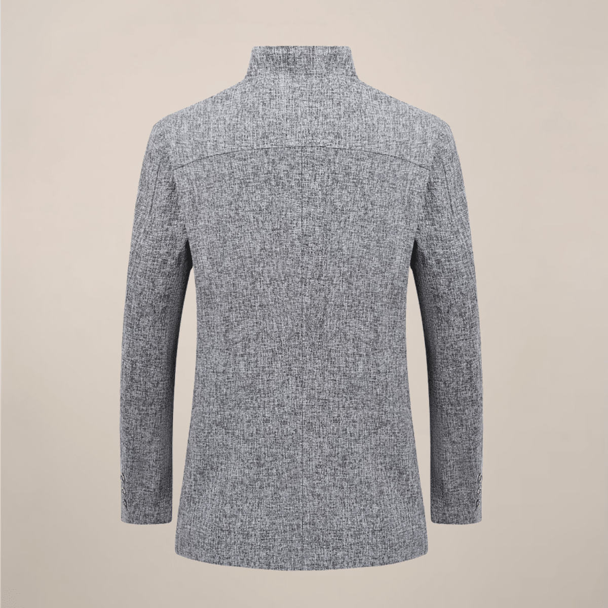 Men's Stand Collar Jacket Single Breasted With Pockets For Casual - Nalani - Fashion Clothing and Decor