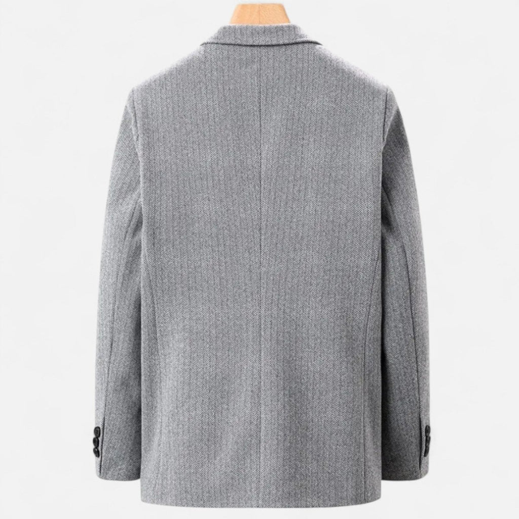 Mens Tailored Button Front Jacket For Business Casual Wear - Nalani - UK Fashion Clothing and Decor