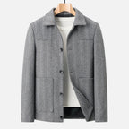Mens Tailored Button Front Jacket For Business Casual Wear - Nalani - UK Fashion Clothing and Decor