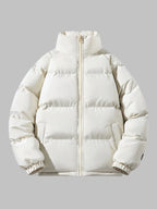 Mens Thick Puffer Jacket With Fleece Lining For Winter - Nalani - UK Fashion Clothing and Decor
