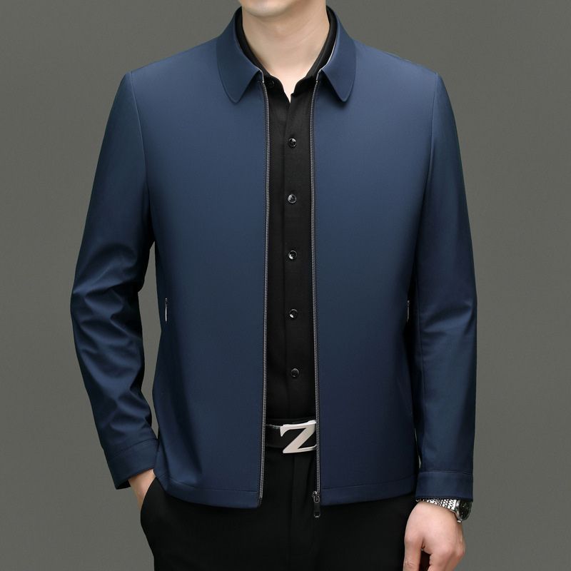 Mens Transitional Zip Up Jacket Lightweight Minimalist Design - Nalani - UK Fashion Clothing and Decor