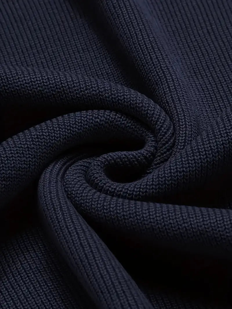 Mens V Neck Sweater For Autumn And Winter Layering Classic Knit - Nalani - UK Fashion Clothing and Decor
