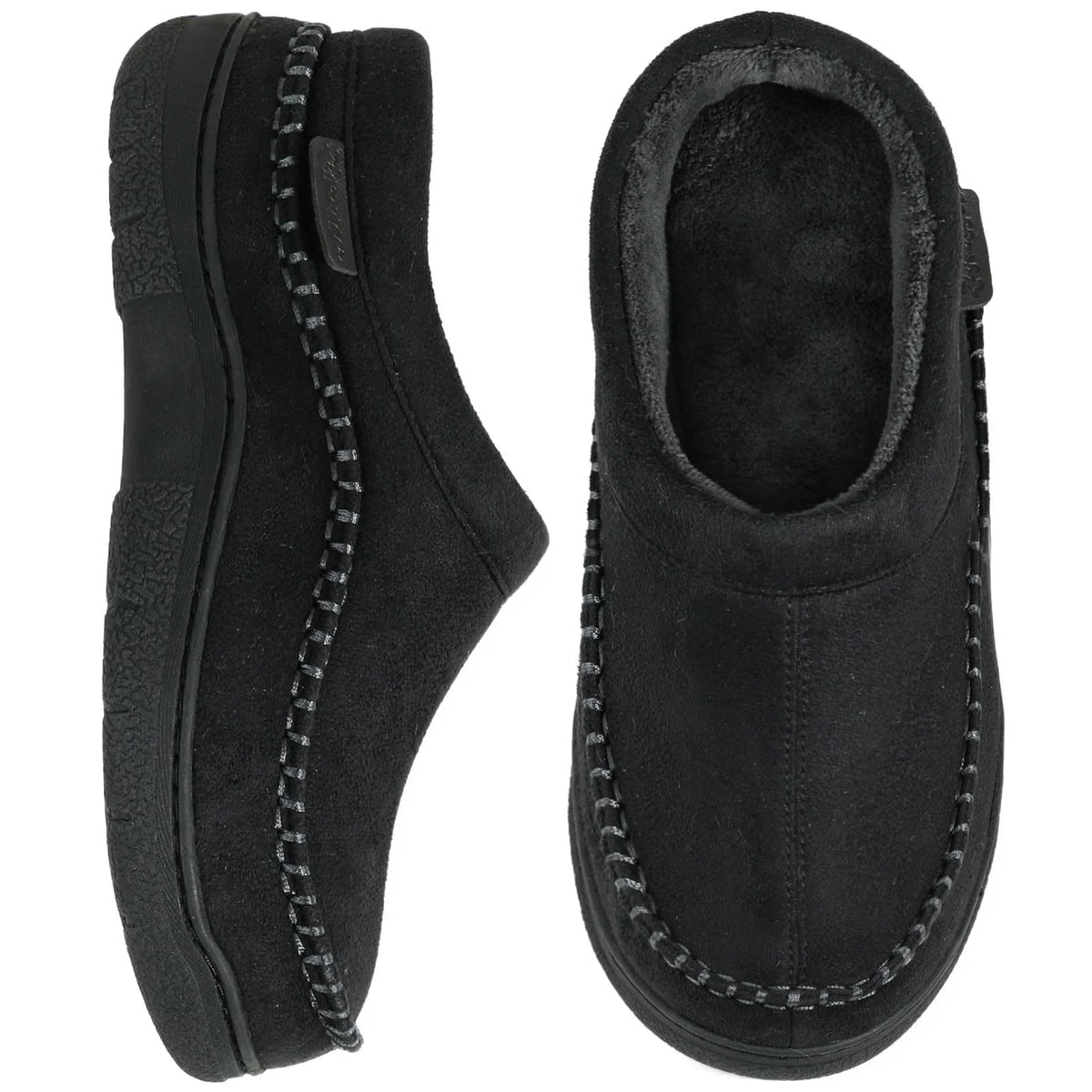 Men's Warm Lined Slippers – Closed Back House Shoes with Non-Slip Sole, Ankle High, 5 Colors, EU 38–47 – Mane - Nalani - Fashion Clothing and Decor