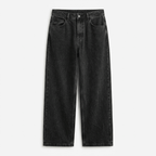 Men's Wide Leg Jeans – Loose Fit Baggy Jeans with Straight Leg, Five Pocket, Black or Blue, S–3XL – Hommes - Nalani - Fashion Clothing and Decor