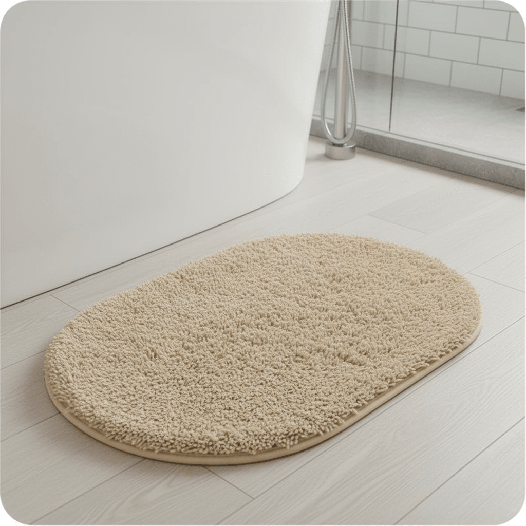 Microfiber Non-Slip Bath Mat – Soft Absorbent Bathroom Rug, Quick-Dry & Machine Washable – SlipFreeMat - Nalani - Fashion Clothing and Decor