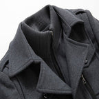 Military Inspired Tailored Jacket With Structured Layering - Nalani - Fashion Clothing and Decor