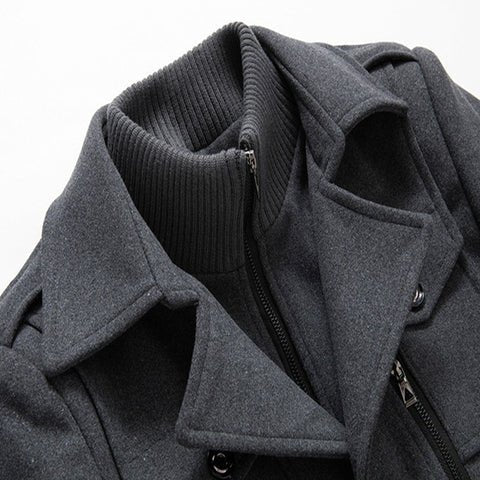 Military Inspired Tailored Jacket With Structured Layering - Nalani - Fashion Clothing and Decor