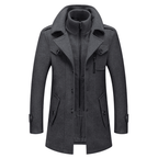 Military Inspired Tailored Jacket With Structured Layering - Nalani - Fashion Clothing and Decor