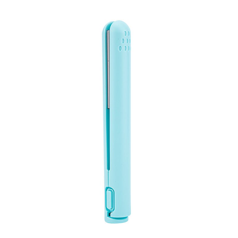 Mini Curling and Straightening Iron – 2-in-1 Travel Flat Iron & Curler, Ceramic Coating, Fast Heating, Compact Size – Lina - Nalani - Fashion Clothing and Decor