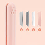 Mini Curling and Straightening Iron – 2-in-1 Travel Flat Iron & Curler, Ceramic Coating, Fast Heating, Compact Size – Lina - Nalani - Fashion Clothing and Decor