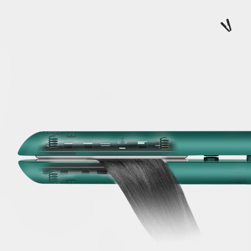 Mini Curling and Straightening Iron – 2-in-1 Travel Flat Iron & Curler, Ceramic Coating, Fast Heating, Compact Size – Lina - Nalani - Fashion Clothing and Decor