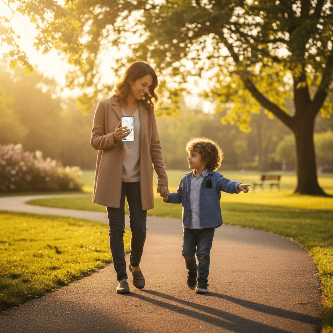 Mini GPS Tracker for Kids – Child Tracker with Real-Time Location, SOS Button & Geofencing, Free App – KidLocate - Nalani - Fashion Clothing and Decor