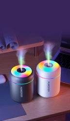 Mini Humidifier with Aromatherapy – USB Essential Oil Diffuser 6 oz with LED Light – Perfect for Car, Bedroom & Office - Nalani - Fashion Clothing and Decor