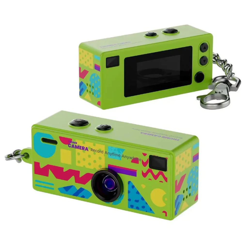 Mini Keychain Digital Camera with 0.96 Inch Screen - Retro 1080P Small Camcorder & Pocket Video Recorder with Flash, SD Card Support - Nalani - Fashion Clothing and Decor