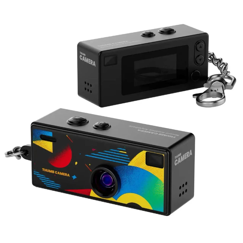 Mini Keychain Digital Camera with 0.96 Inch Screen - Retro 1080P Small Camcorder & Pocket Video Recorder with Flash, SD Card Support - Nalani - Fashion Clothing and Decor