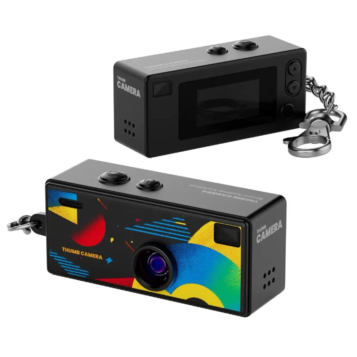 Mini Keychain Digital Camera with 0.96 Inch Screen - Retro 1080P Small Camcorder & Pocket Video Recorder with Flash, SD Card Support - Nalani - Fashion Clothing and Decor
