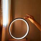 Minimalist Dimmable Table Lamp – Modern Round LED Lamp with Touch Control, Warm & Bright White, USB Powered – EclipseAura Lamp - Nalani - Fashion Clothing and Decor