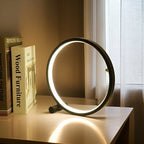 Minimalist Dimmable Table Lamp – Modern Round LED Lamp with Touch Control, Warm & Bright White, USB Powered – EclipseAura Lamp - Nalani - Fashion Clothing and Decor