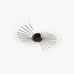 Modern Large LED Ceiling Lamp – Dimmable Flush Mount Ceiling Light with 12 to 42 Light Elements, Gold or Black – LumenMax - Nalani - Fashion Clothing and Decor