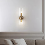 Modern Wall Lamp With Dual Glass Shades LED Lighting - Nalani - UK Fashion Clothing and Decor