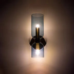 Modern Wall Lamp With Dual Glass Shades LED Lighting - Nalani - UK Fashion Clothing and Decor