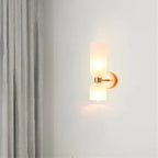 Modern Wall Lamp With Dual Glass Shades LED Lighting - Nalani - UK Fashion Clothing and Decor