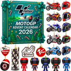 Motorcycle Racing Advent Calendar 2026 – 24 Mini Racing Surprises for Motorsport Fans, Ages 8+ - Nalani - Fashion Clothing and Decor