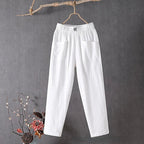 Nalani | Casual summer trousers for women with large pockets | Straight leg - Nalani - Fashion Clothing and Decor