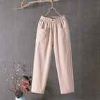 Nalani | Casual summer trousers for women with large pockets | Straight leg - Nalani - Fashion Clothing and Decor