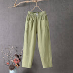 Nalani | Casual summer trousers for women with large pockets | Straight leg - Nalani - Fashion Clothing and Decor