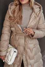 Nalani Padded Mid Length Winter Coat With Hood For Women Today - Nalani - UK Fashion Clothing and Decor