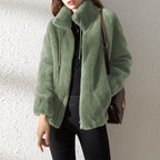 Nalani Soft Fluffy Faux Fur Coat For Winter Warmth And Style - Nalani - UK Fashion Clothing and Decor