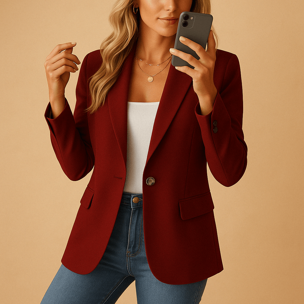 Nalani Tailored Womens Blazer With Comfortable Fit And Sleek Silhouette - Nalani - UK Fashion Clothing and Decor