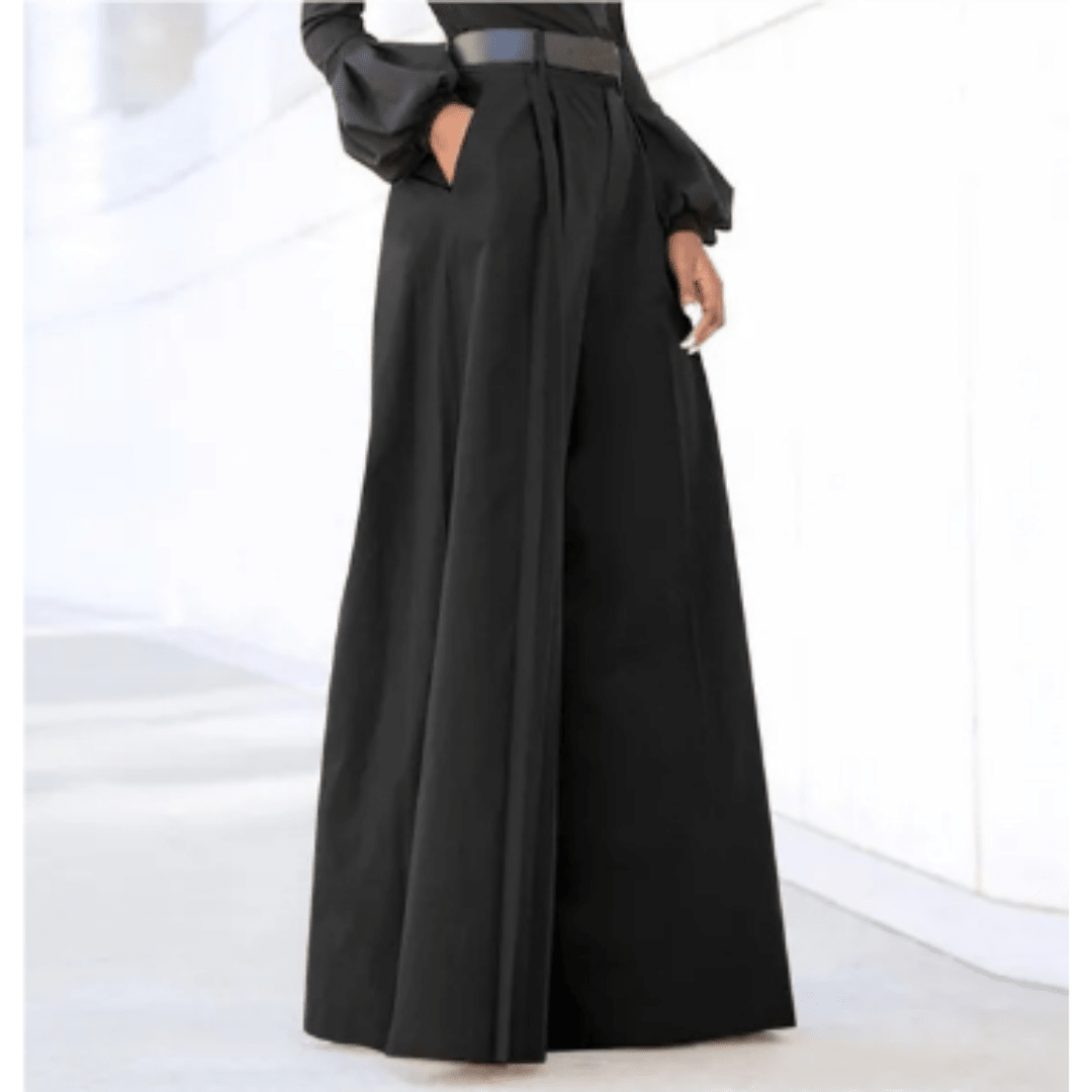 Nalani | Wide - leg palazzo trousers for women with a relaxed fit | High waist - Nalani - Fashion Clothing and Decor