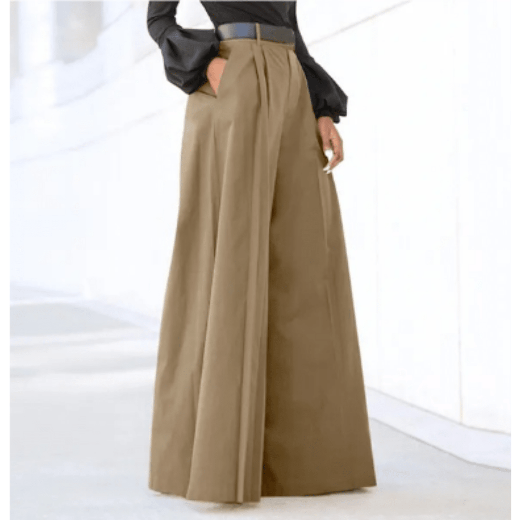 Nalani | Wide - leg palazzo trousers for women with a relaxed fit | High waist - Nalani - Fashion Clothing and Decor