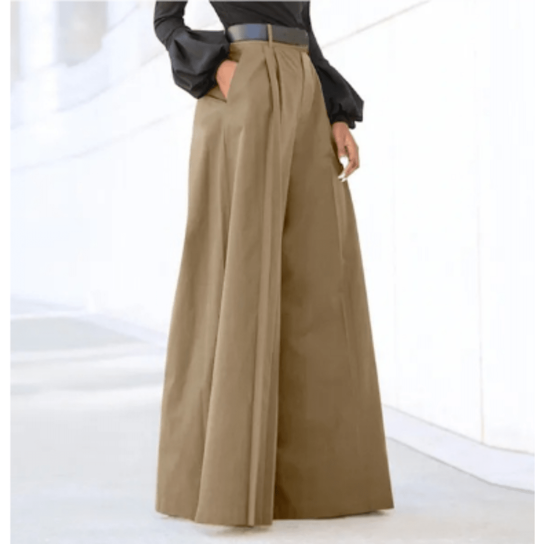 Nalani | Wide - leg palazzo trousers for women with a relaxed fit | High waist - Nalani - Fashion Clothing and Decor